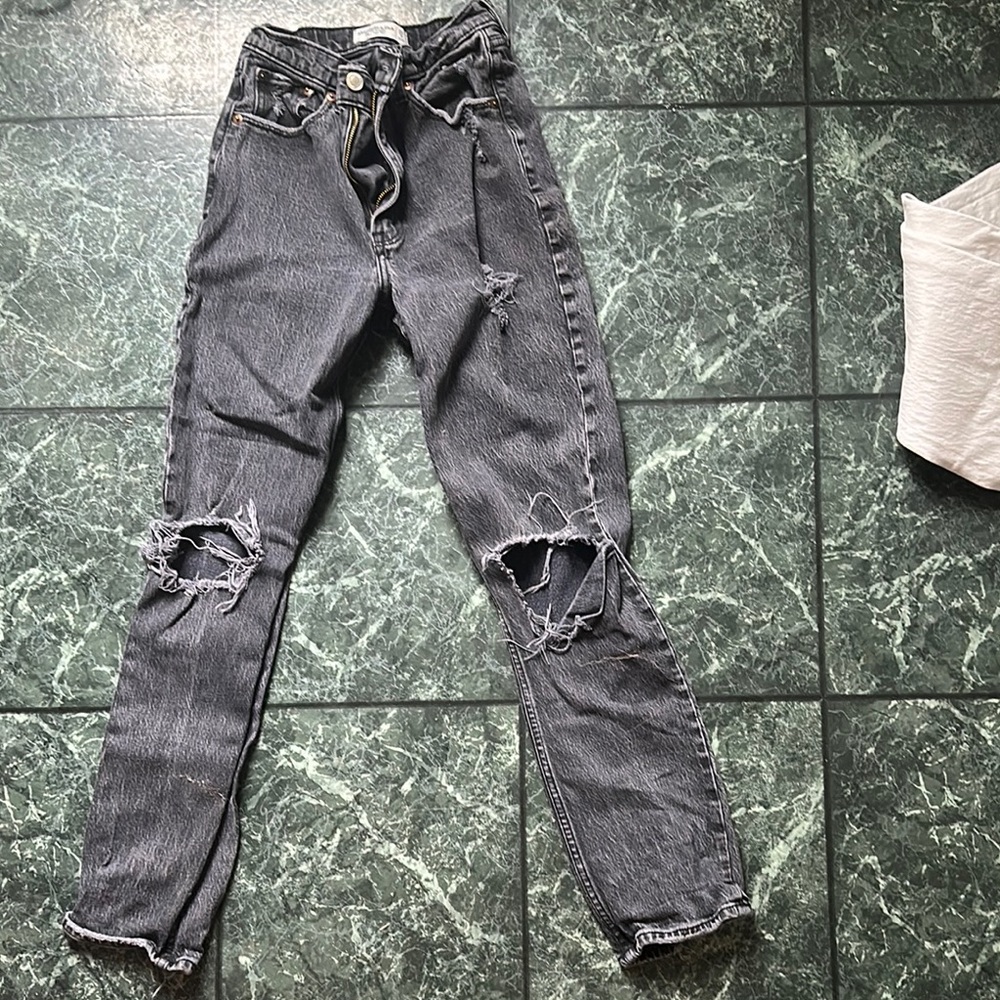 Abercrombie & Fitch Dark Gray Denim Jeans